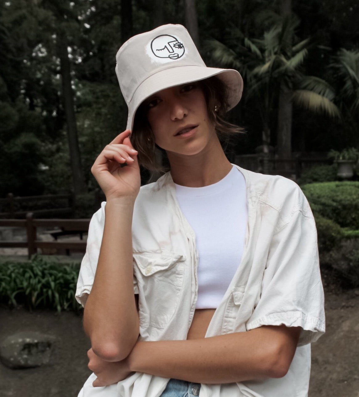 Bucket hat up-cycled